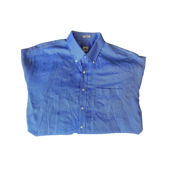 Peter Millar Blue Nanoluxe Easycare Mens Long Sleeve Button Down XL - Picture 10 of 10